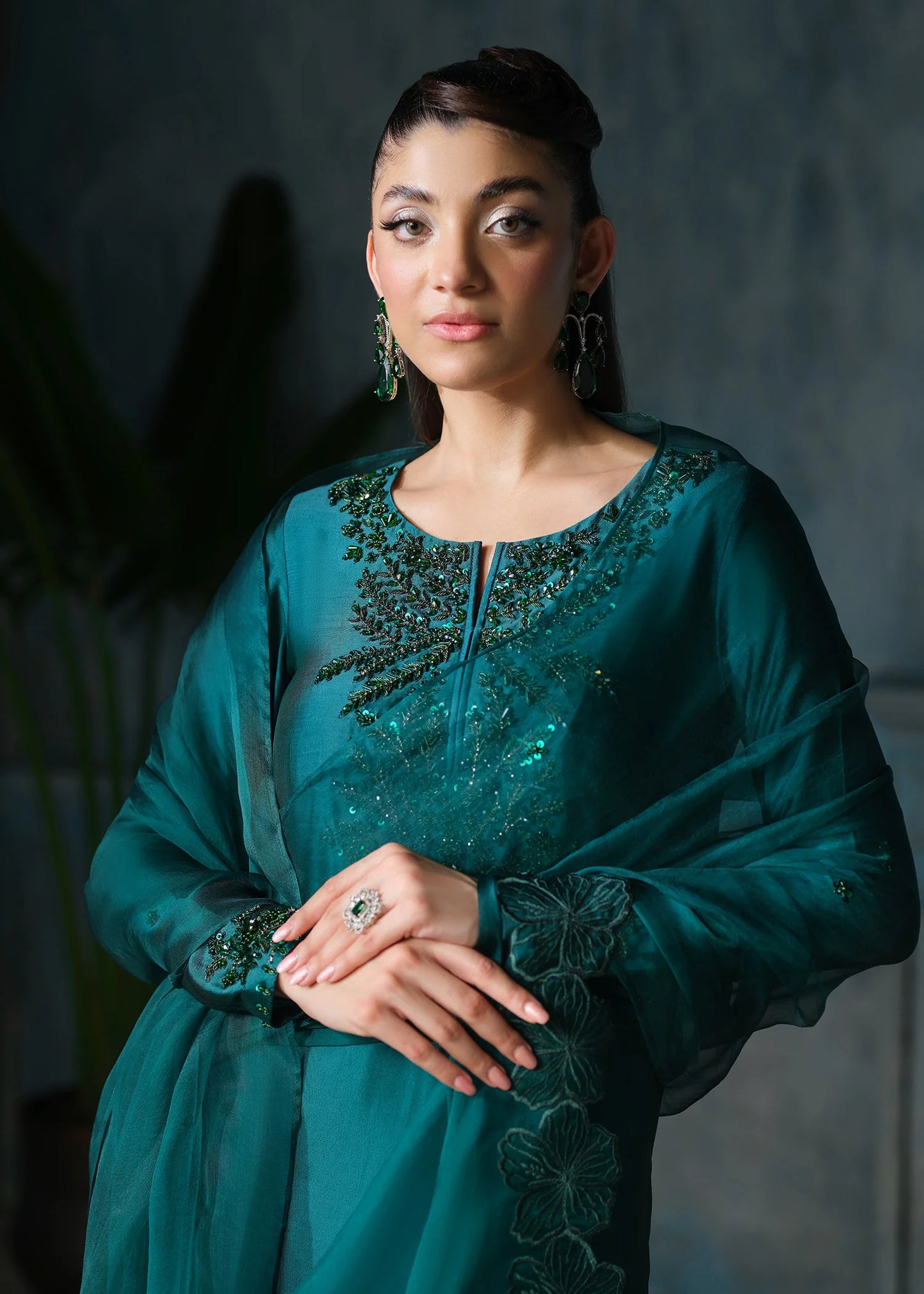 Emerald Zephyr - pure sheesha silk - Ocean Pine