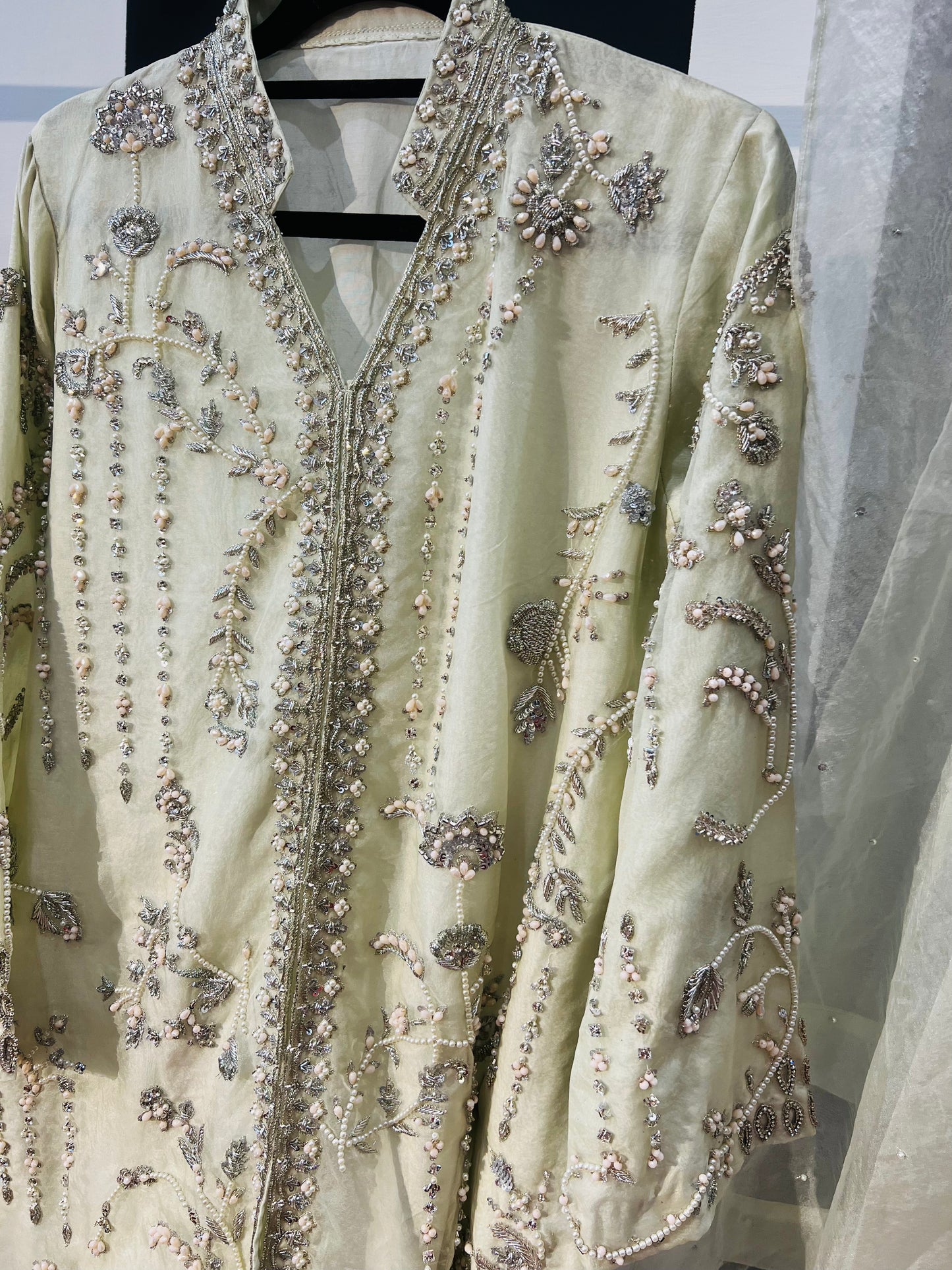 Pearl Mist Embellished Ensemble
