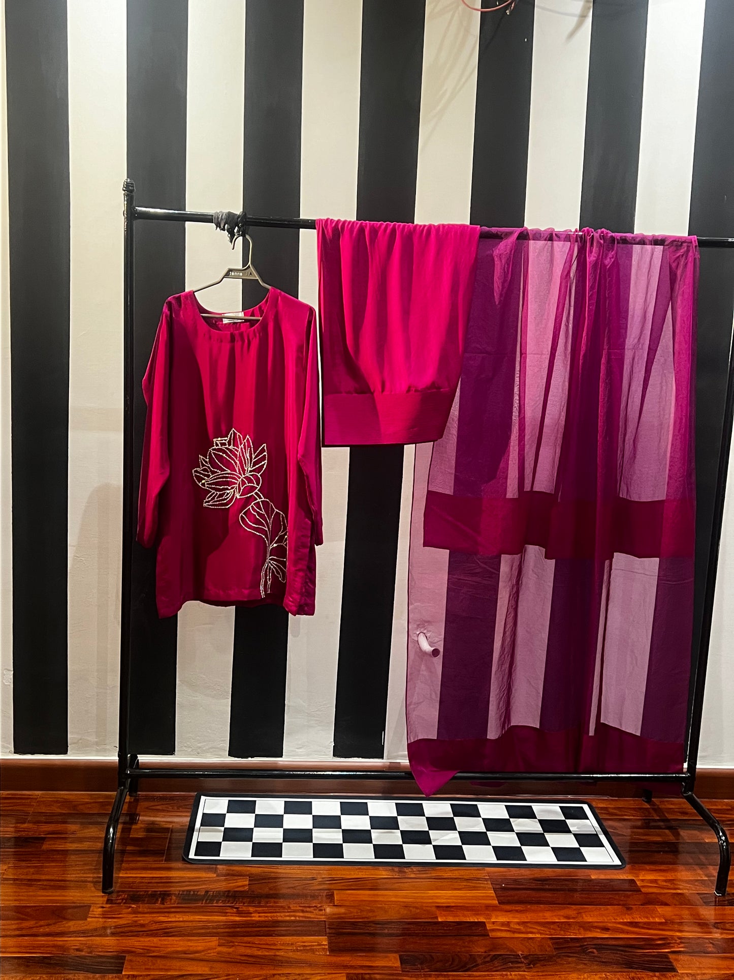 Orchid Bloom Kurta Set