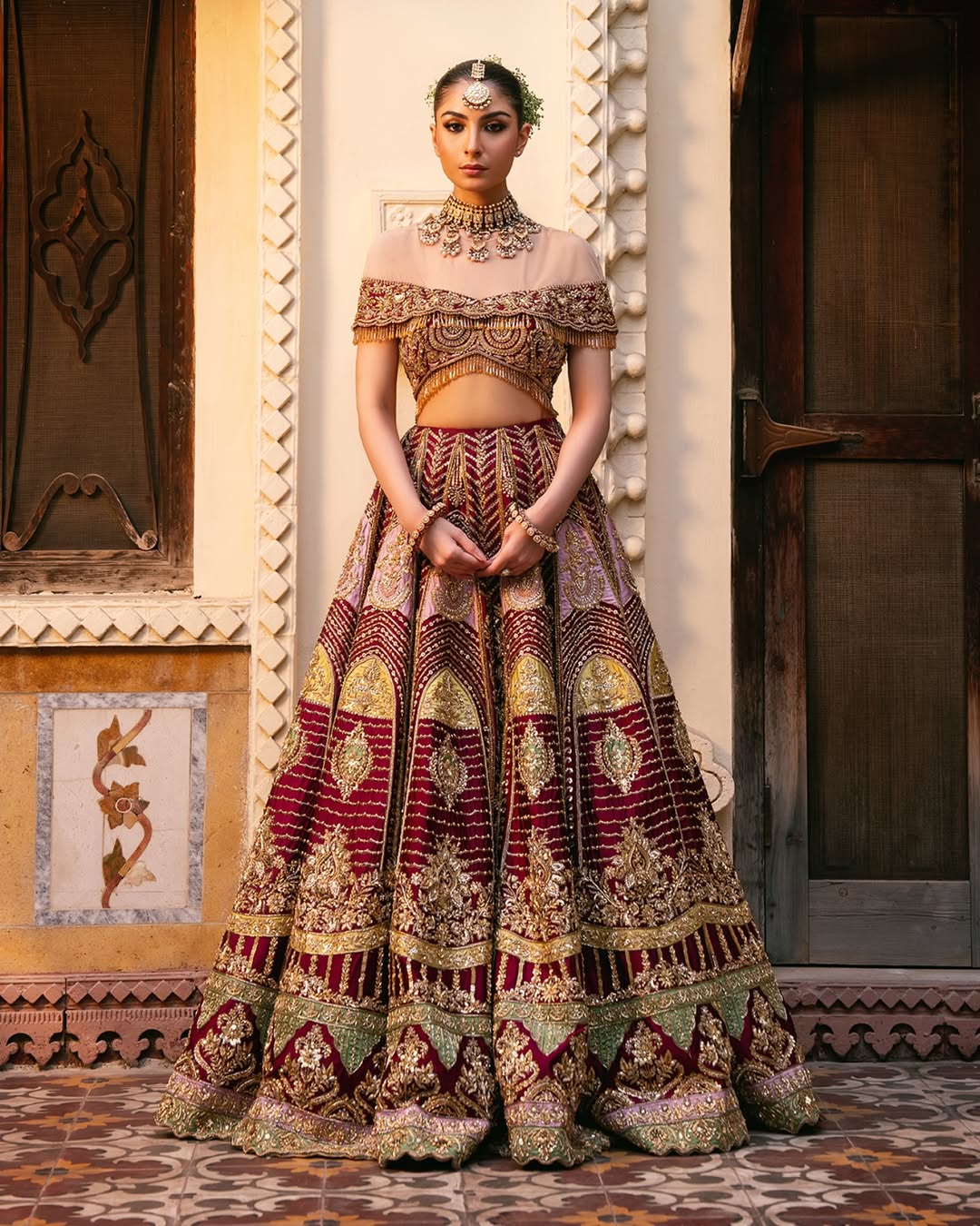 The Empress's Bloom Lehenga