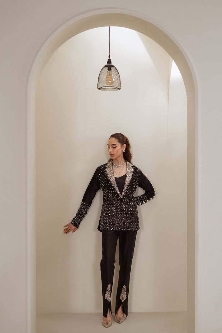 The Cosmic Dust Blazer - pure rawsilk 80 grams