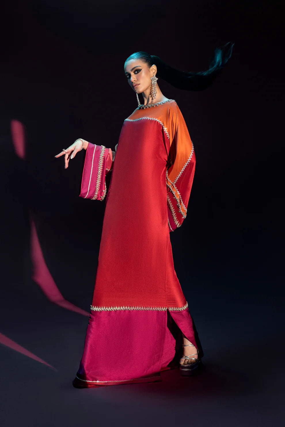 Fajr Flame Kaftan