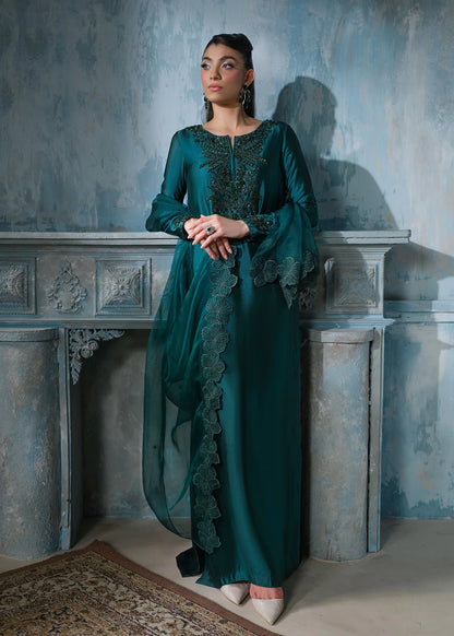 Emerald Zephyr - pure sheesha silk - Ocean Pine