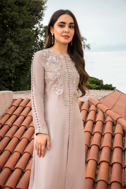 Dusty Lilac Rose - tussle silk