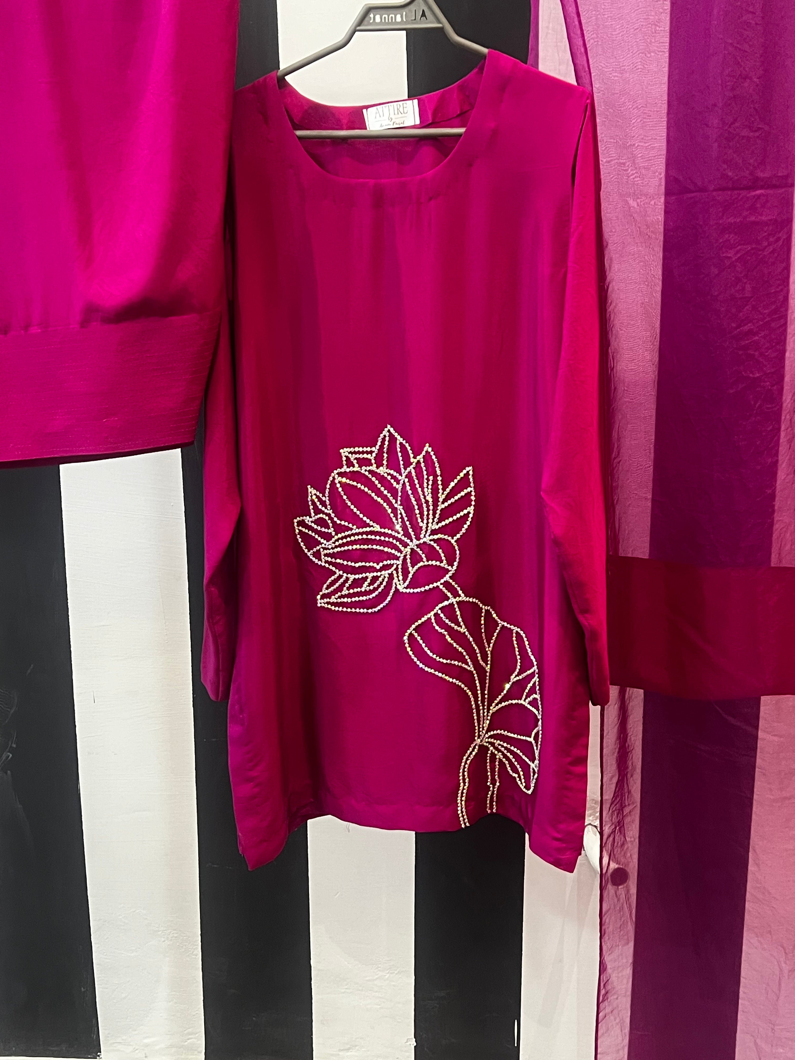 Orchid Bloom Kurta Set