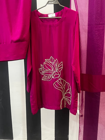 Orchid Bloom Kurta Set