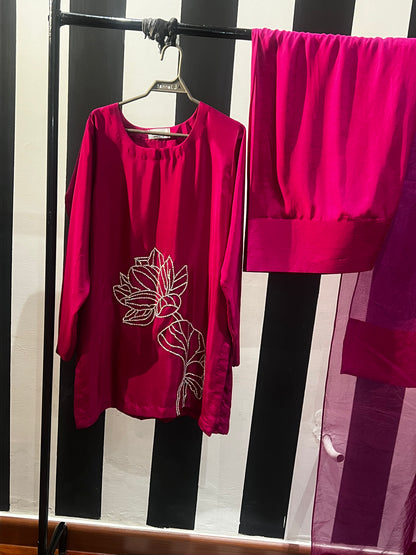 Orchid Bloom Kurta Set