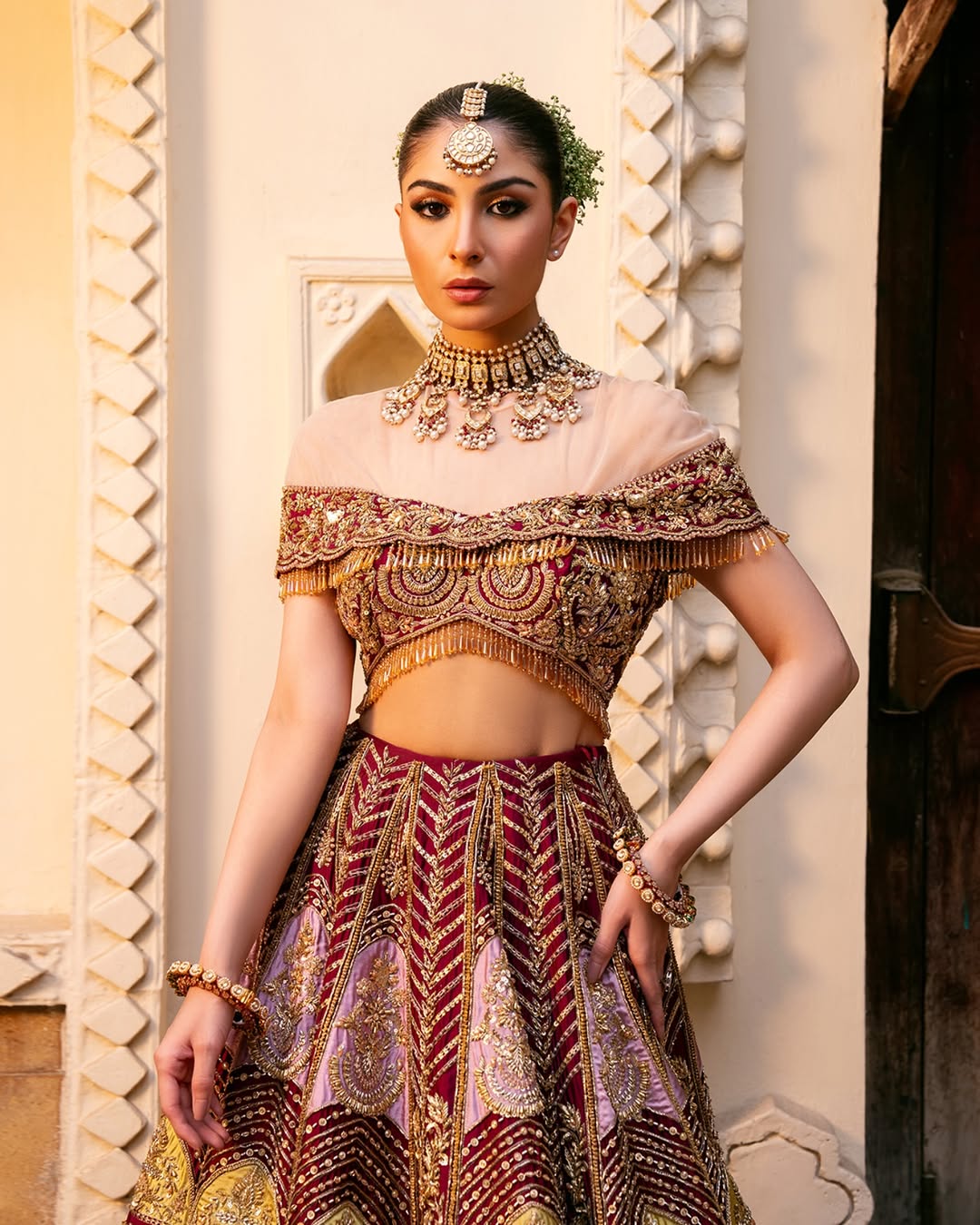 The Empress's Bloom Lehenga
