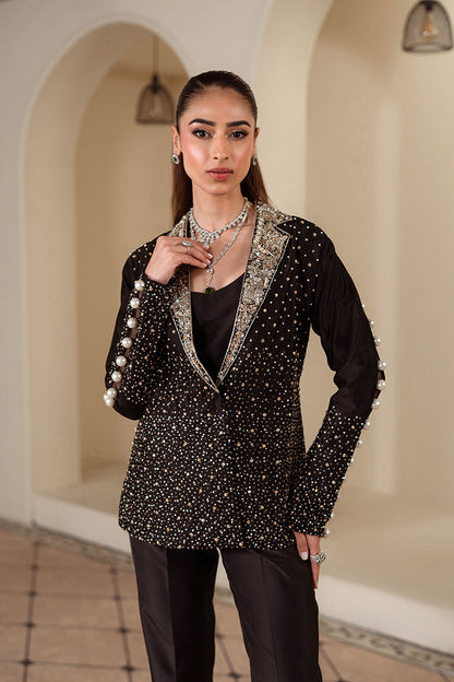 The Cosmic Dust Blazer - pure rawsilk 80 grams